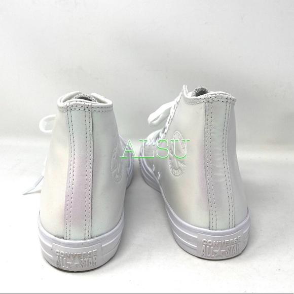 Converse Ctas High Top White Pearl Women Sneakers - Picture 5 of 6